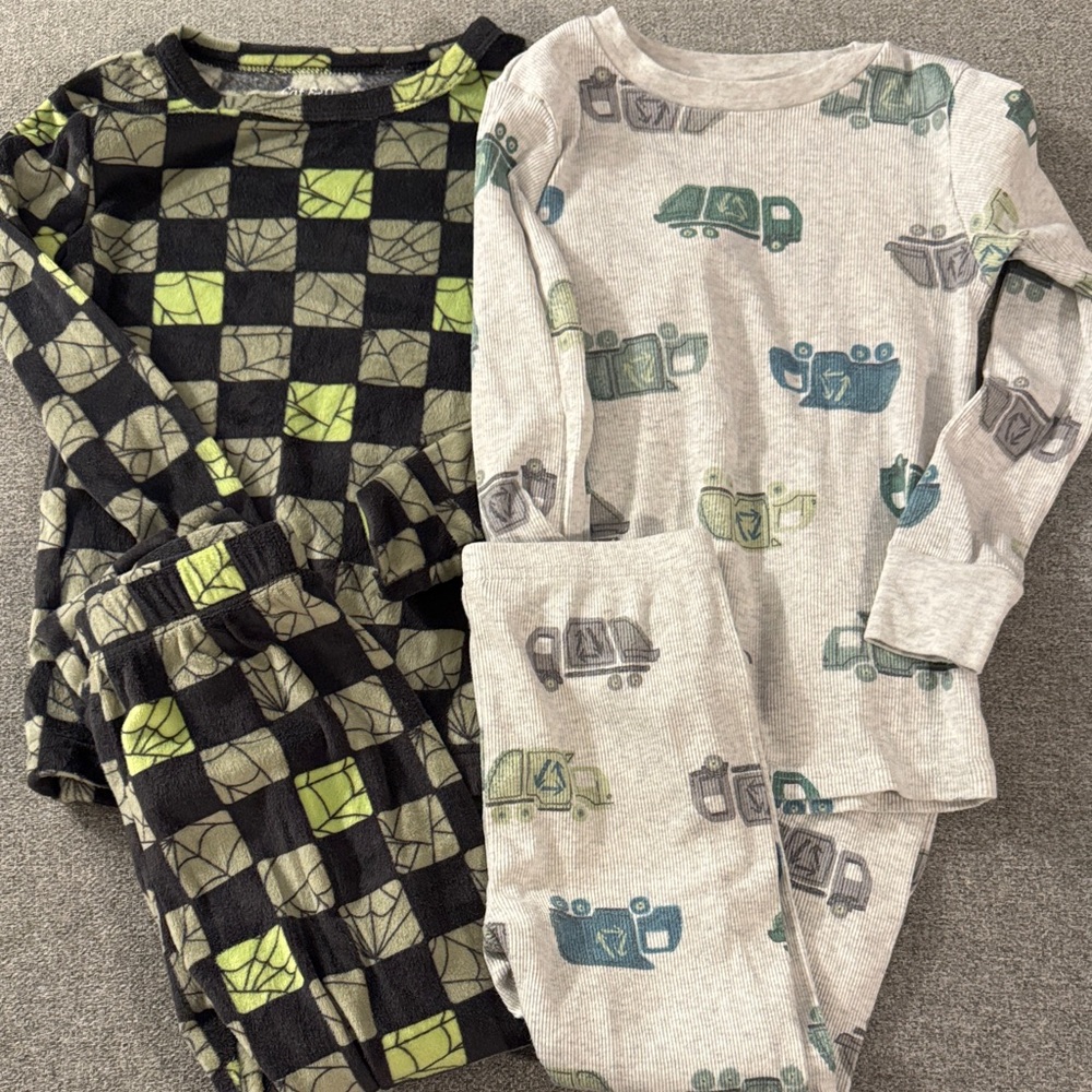 5/$15- Kids' Pajama Set with Fun Patterns
